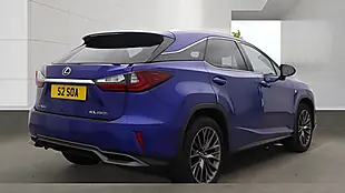 Used 2019 Lexus Rx F Sport Blue - Interior and Exterior details 8