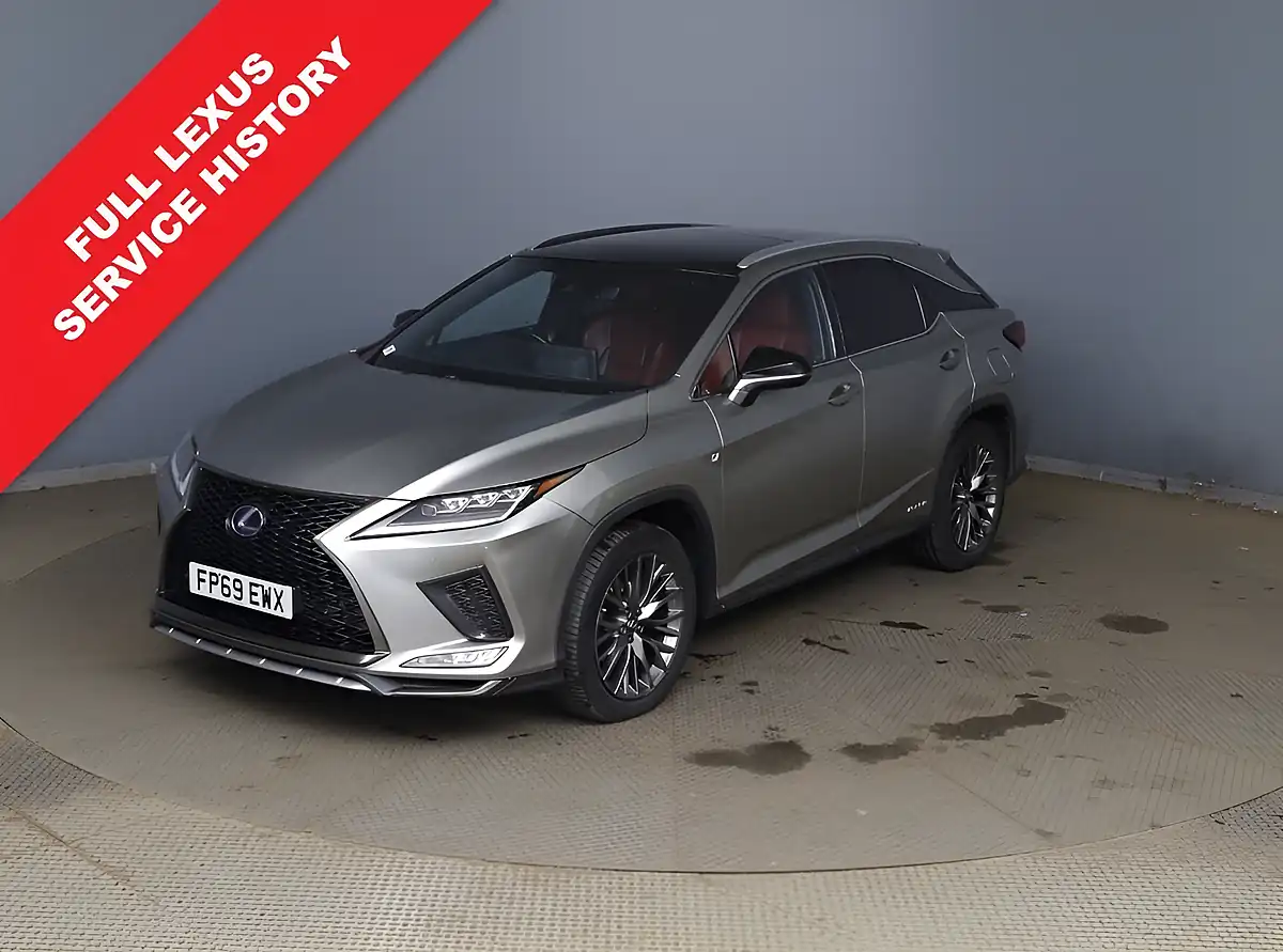 Used 2019 Lexus Rx F Sport Silver - Front View