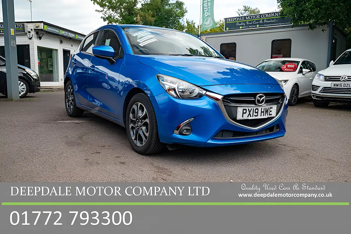 Used 2019 Mazda 2 Sport Nav Plus Dynamic Blue - Front View