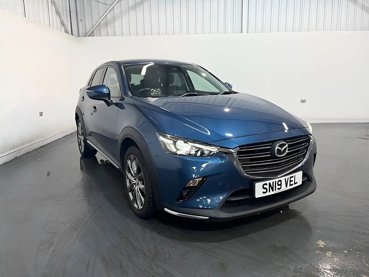 Used 2019 Mazda CX-3 Sport Nav+ Blue - Front View