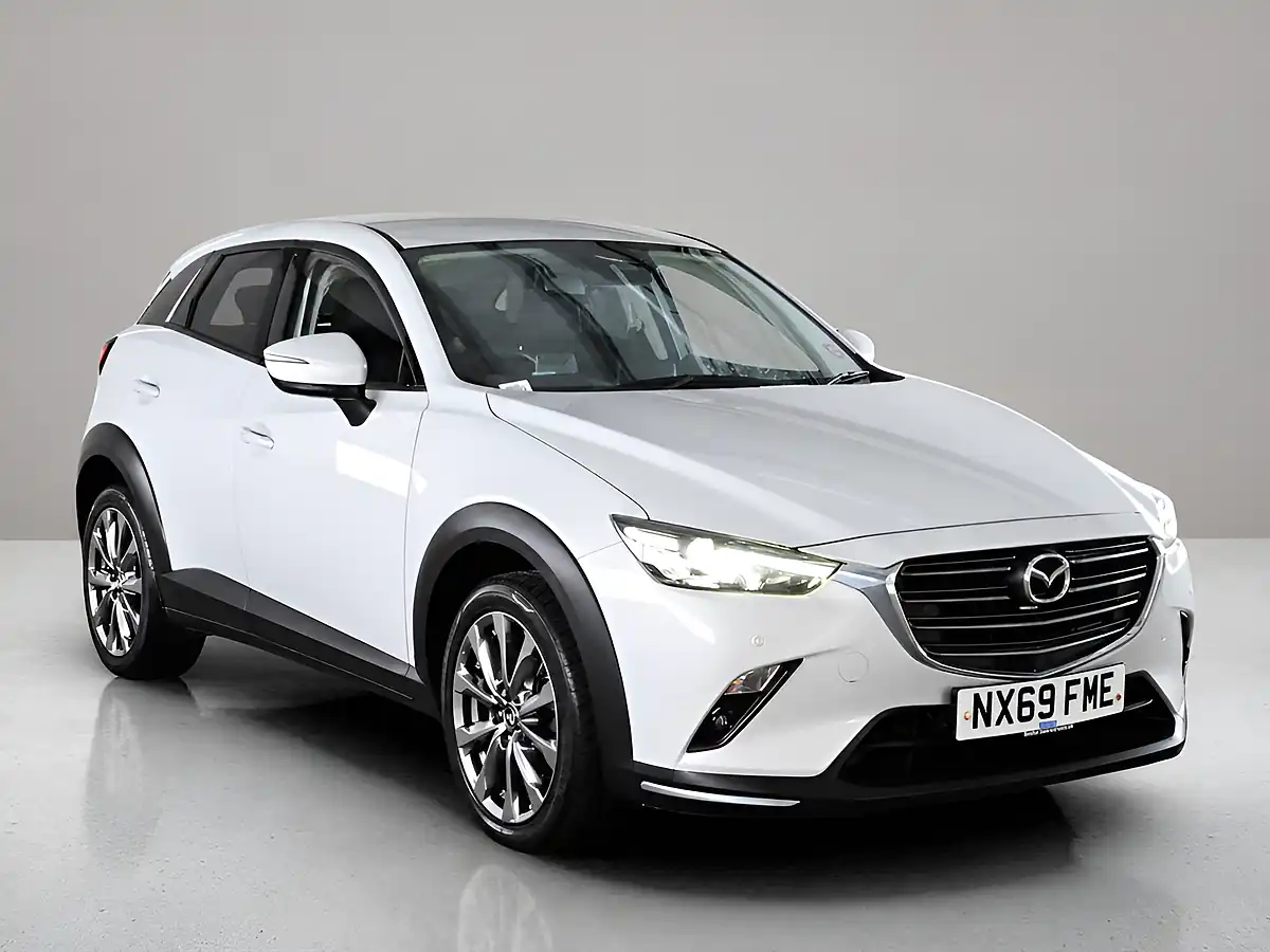 Used 2019 Mazda CX-3 Sport Nav + Silver - Front View