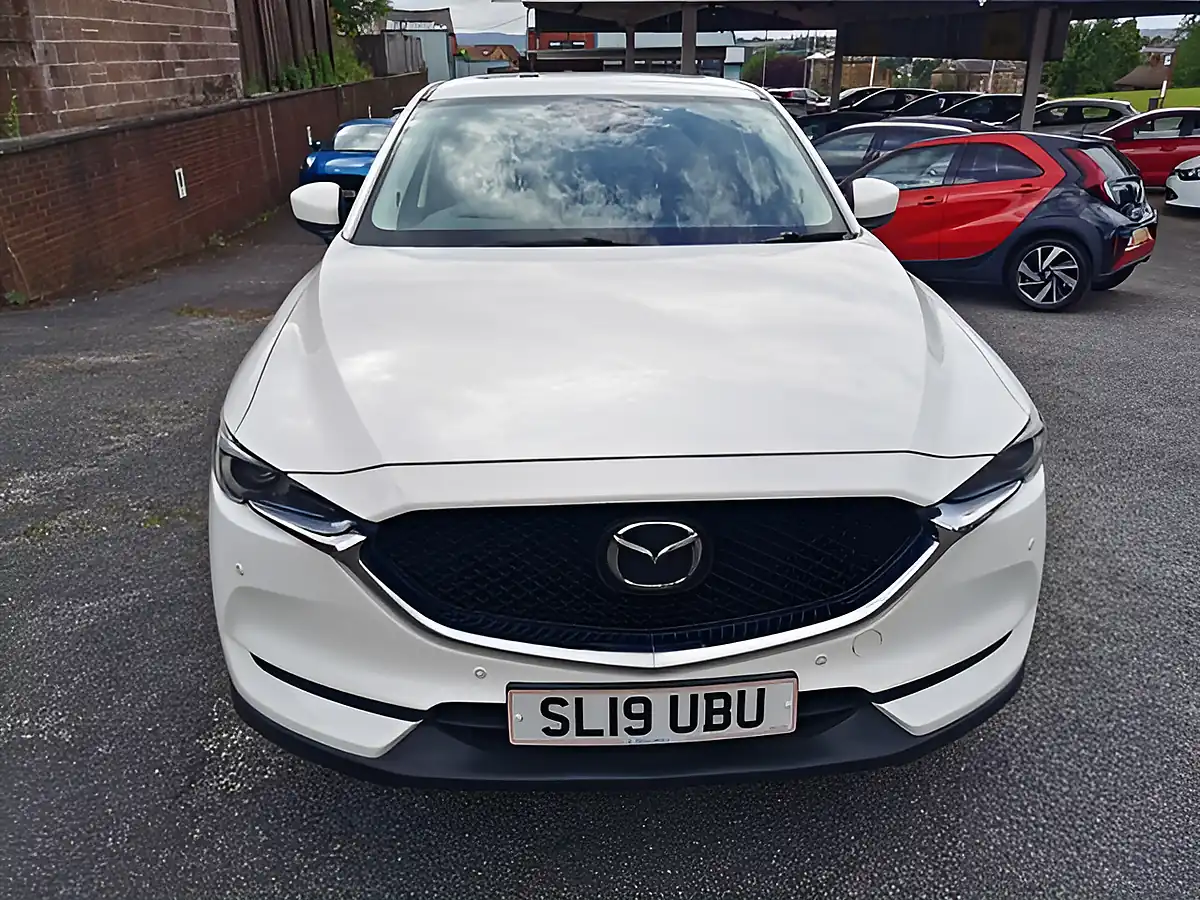 Used 2019 Mazda CX-5 Sport Nav+ Pearl White - Interior and Exterior details 2