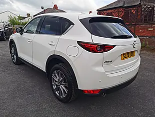 Used 2019 Mazda CX-5 Sport Nav+ Pearl White - Interior and Exterior details 4
