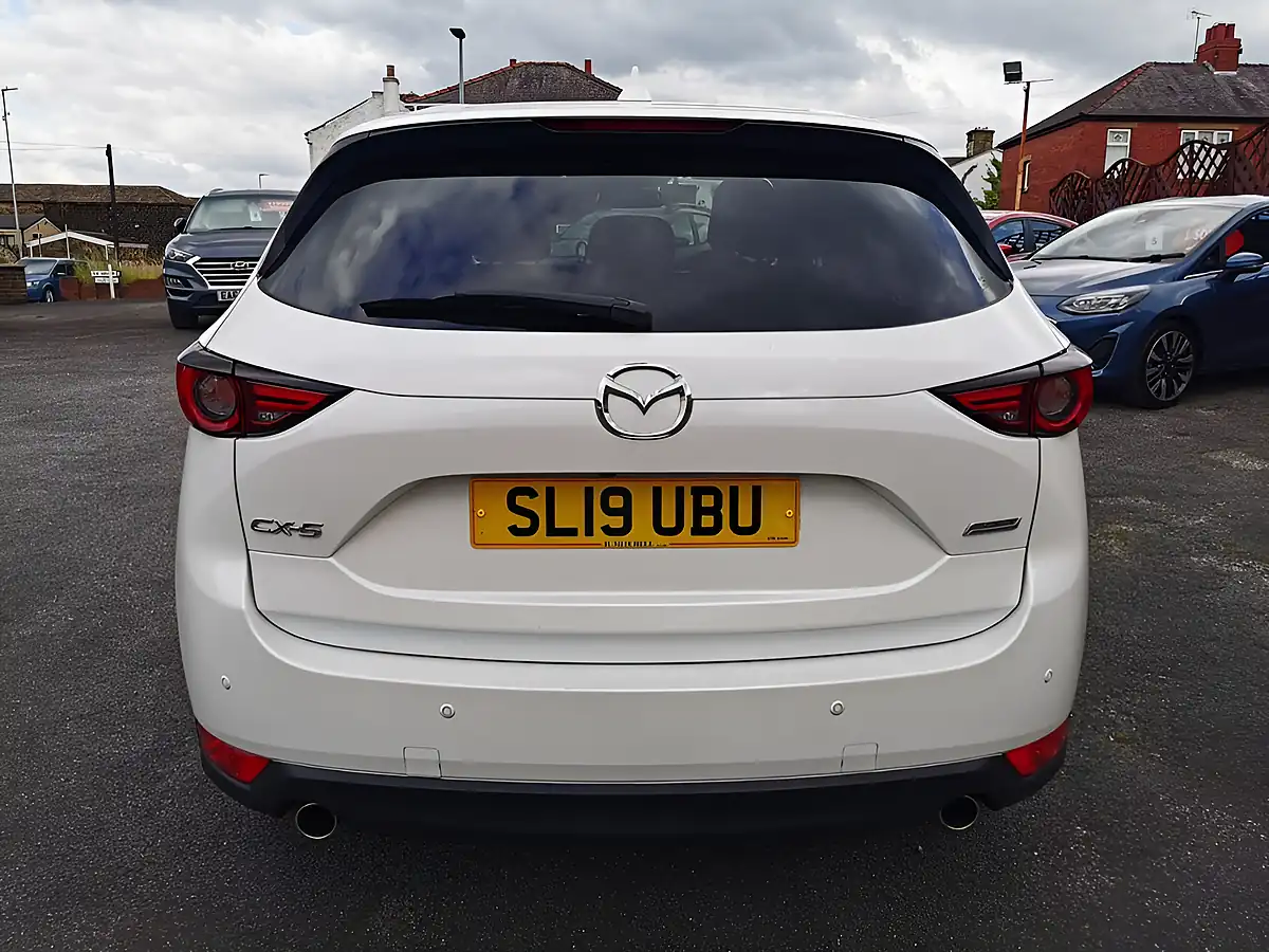 Used 2019 Mazda CX-5 Sport Nav+ Pearl White - Interior and Exterior details 5