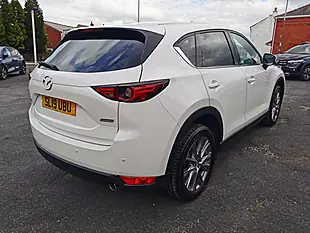 Used 2019 Mazda CX-5 Sport Nav+ Pearl White - Interior and Exterior details 6