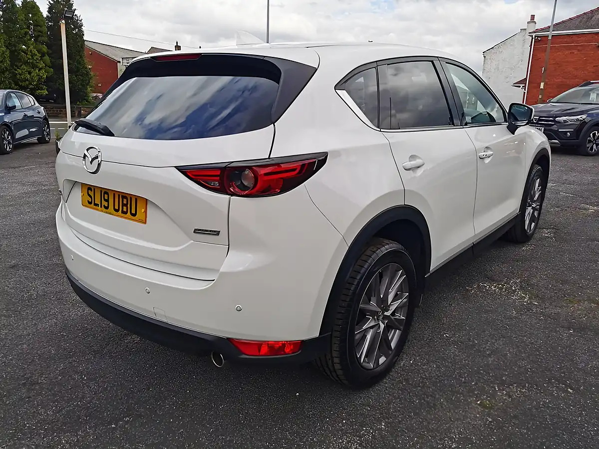 Used 2019 Mazda CX-5 Sport Nav+ Pearl White - Interior and Exterior details 6