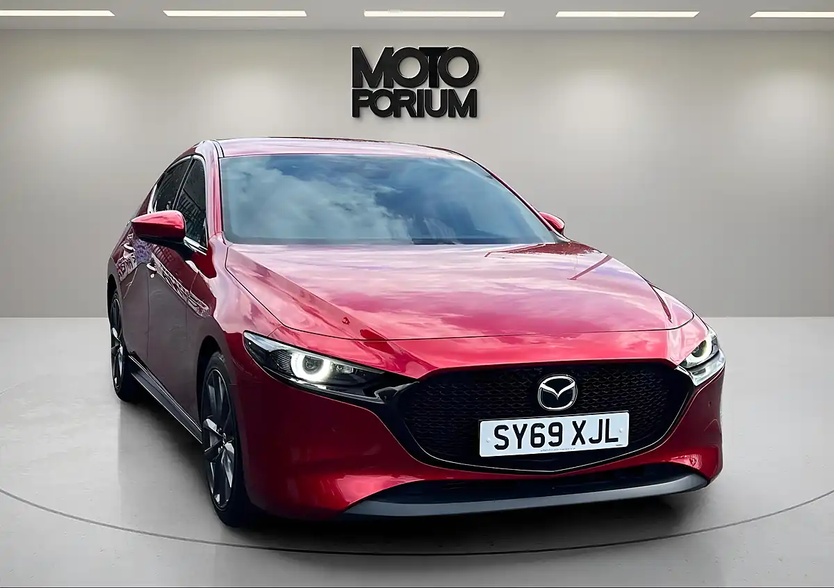 Used 2019 Mazda Mazda3 GT Sport Red - Interior and Exterior details 2