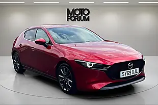 Used 2019 Mazda Mazda3 GT Sport Red - Interior and Exterior details 3