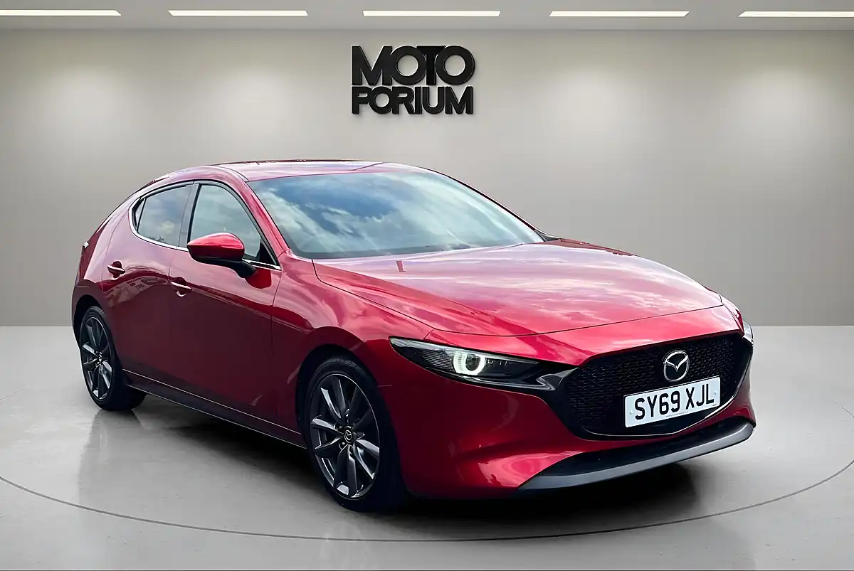 Used 2019 Mazda Mazda3 GT Sport Red - Interior and Exterior details 4