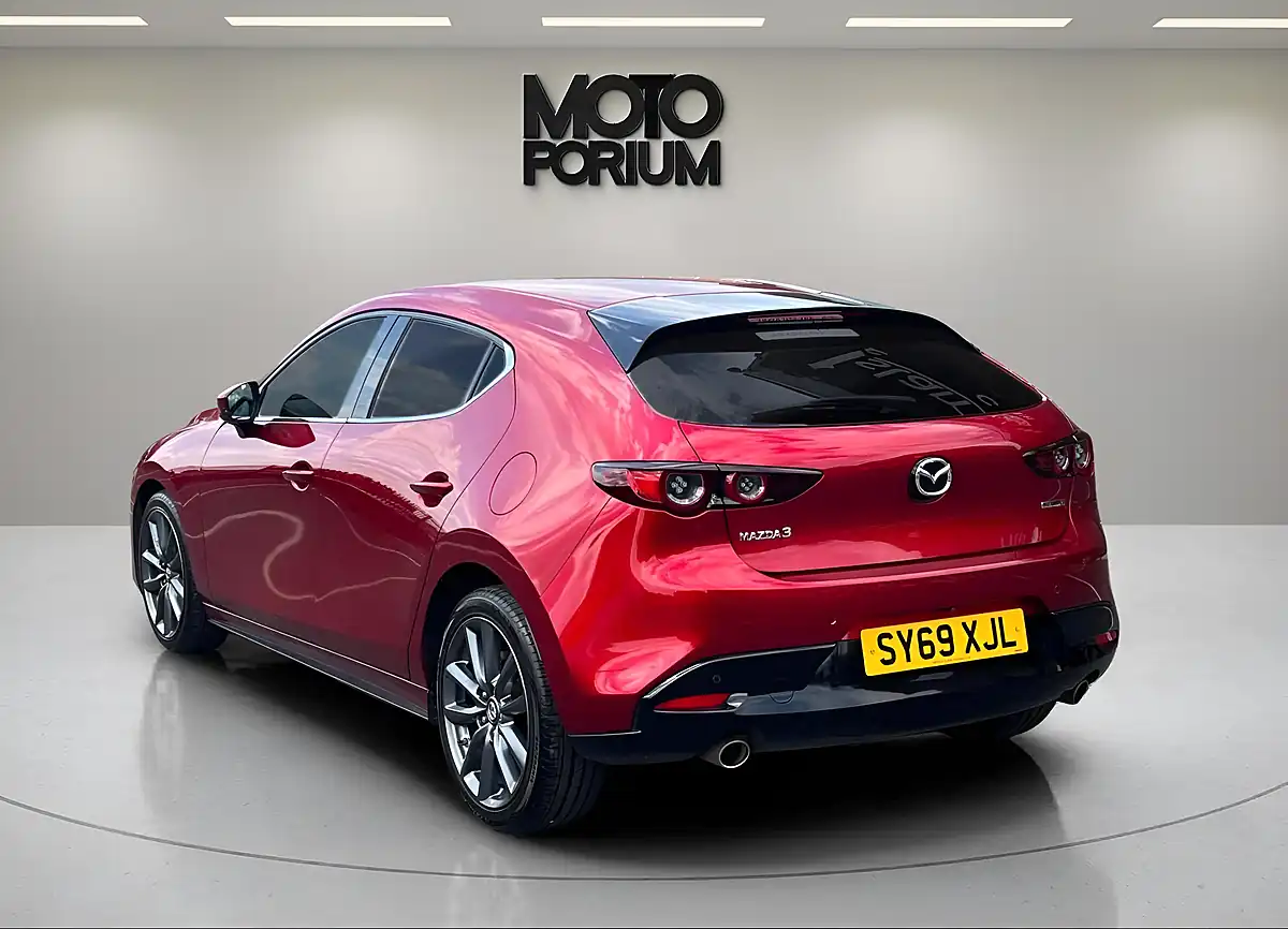 Used 2019 Mazda Mazda3 GT Sport Red - Interior and Exterior details 6
