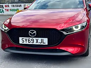 Used 2019 Mazda Mazda3 GT Sport Red - Interior and Exterior details 7