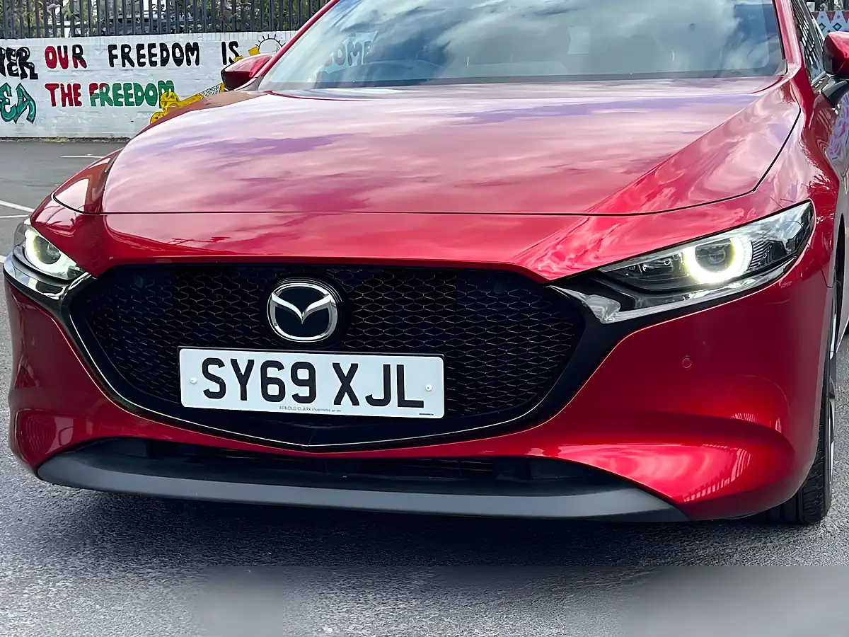 Used 2019 Mazda Mazda3 GT Sport Red - Interior and Exterior details 7