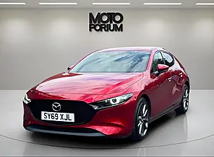 Used 2019 Mazda Mazda3 GT Sport Red - Interior and Exterior details 9