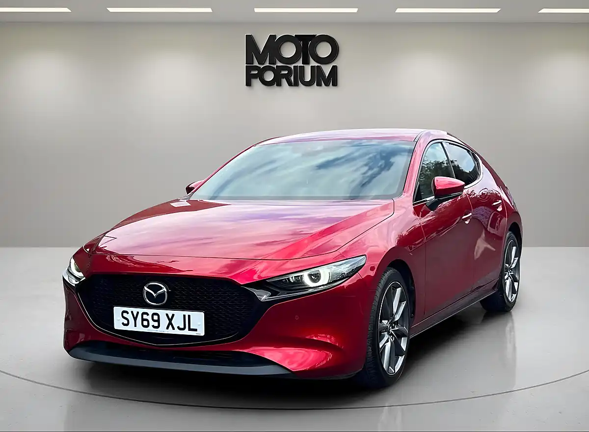 Used 2019 Mazda Mazda3 GT Sport Red - Interior and Exterior details 9