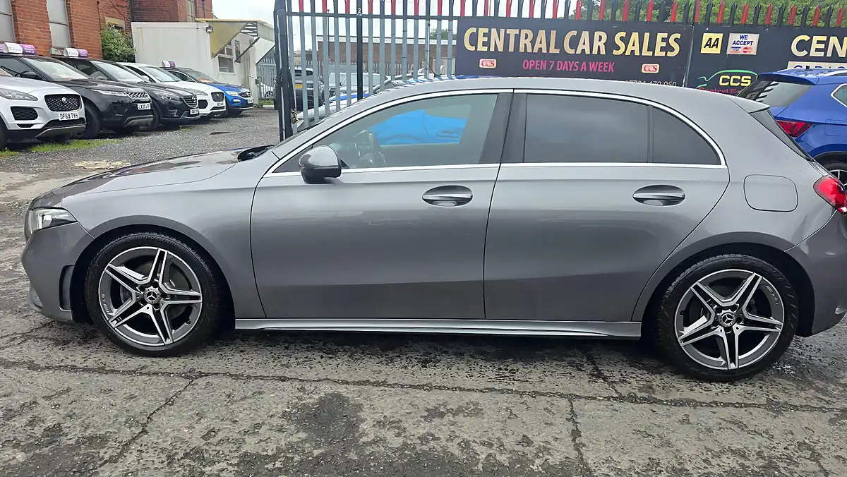 Used 2019 Mercedes a Class AMG Line Grey - Interior and Exterior details 11