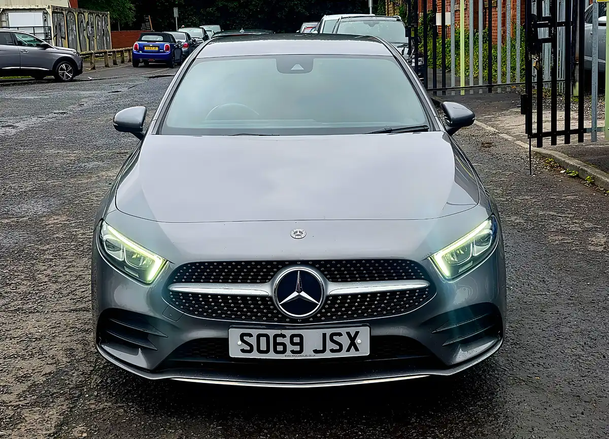 Used 2019 Mercedes a Class AMG Line Grey - Interior and Exterior details 2
