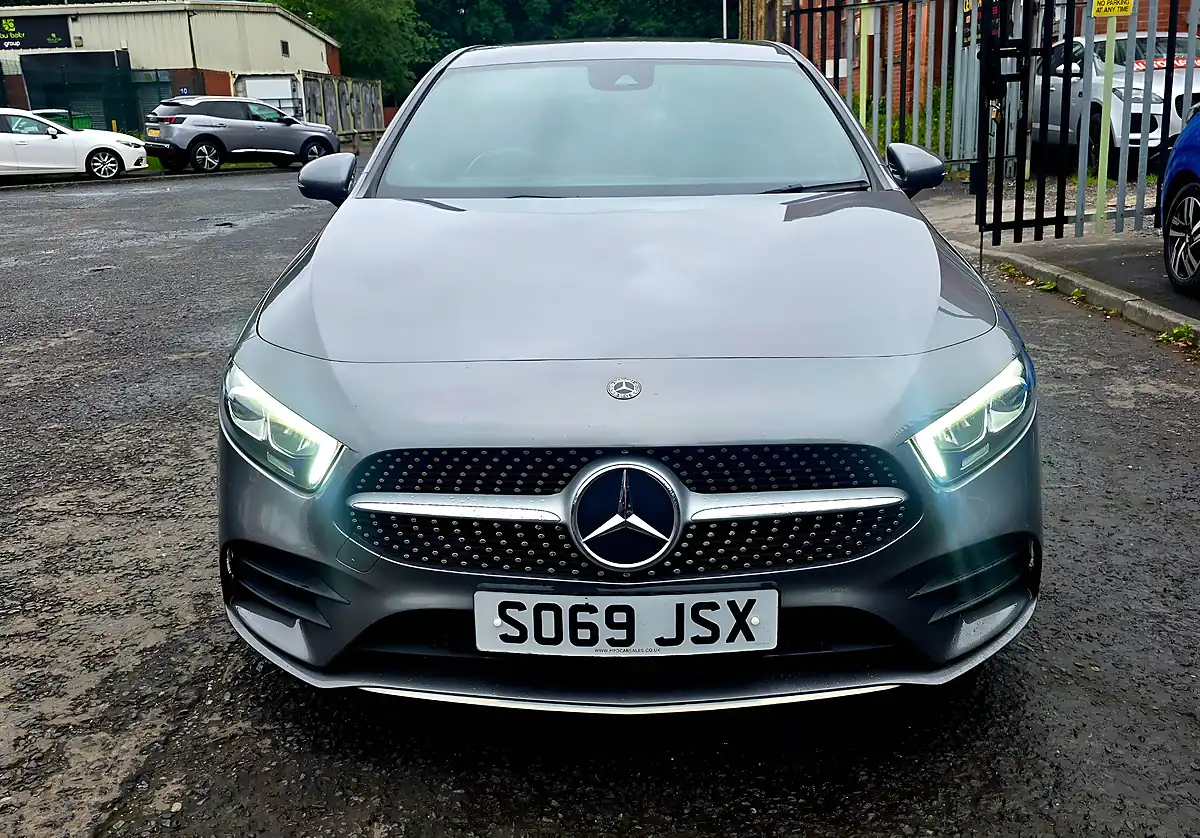 Used 2019 Mercedes a Class AMG Line Grey - Interior and Exterior details 4