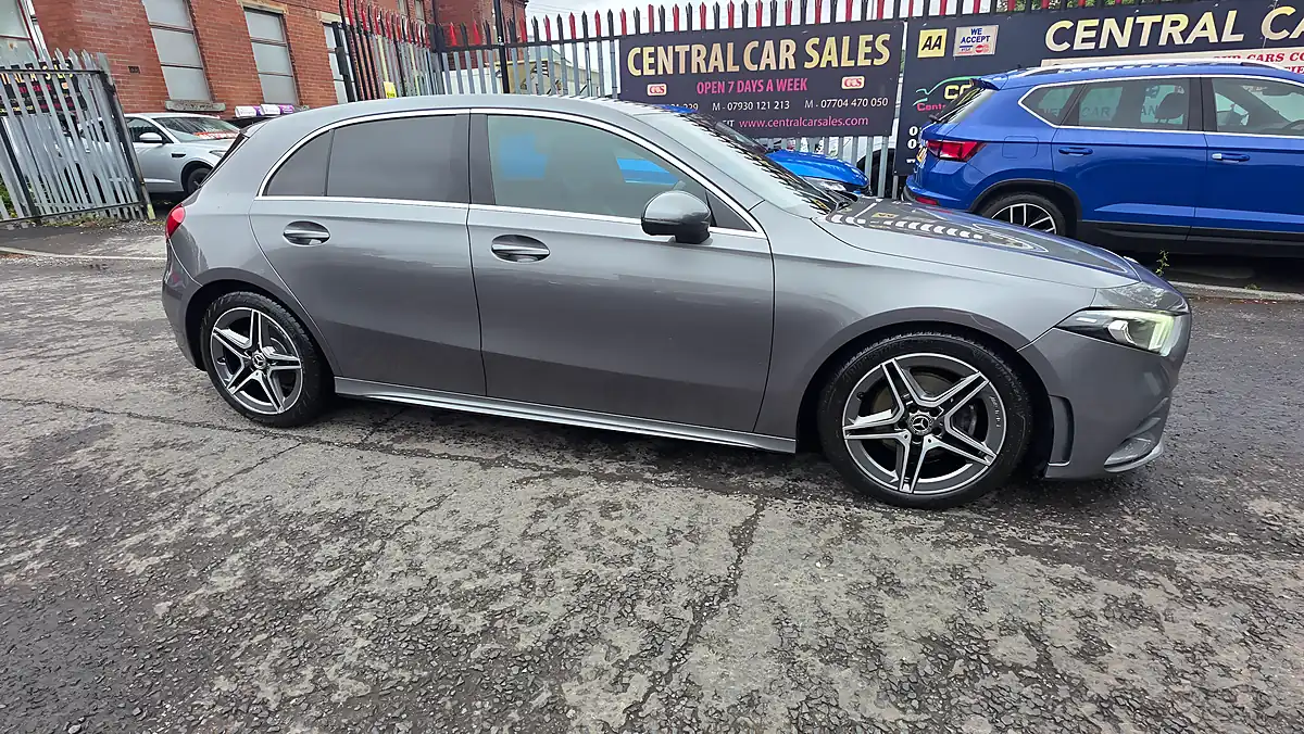 Used 2019 Mercedes a Class AMG Line Grey - Interior and Exterior details 6