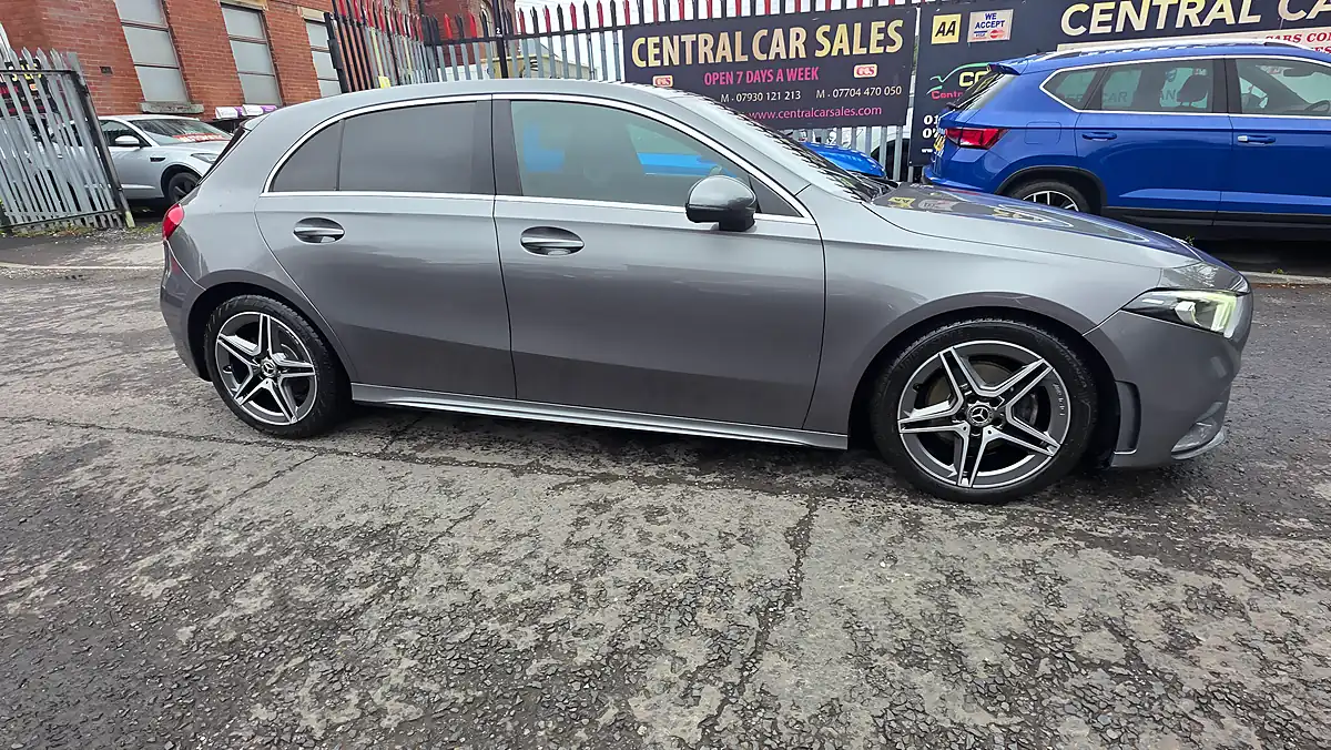 Used 2019 Mercedes a Class AMG Line Grey - Interior and Exterior details 7