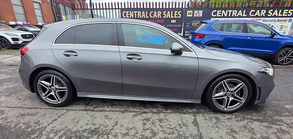 Used 2019 Mercedes a Class AMG Line Grey - Interior and Exterior details 8