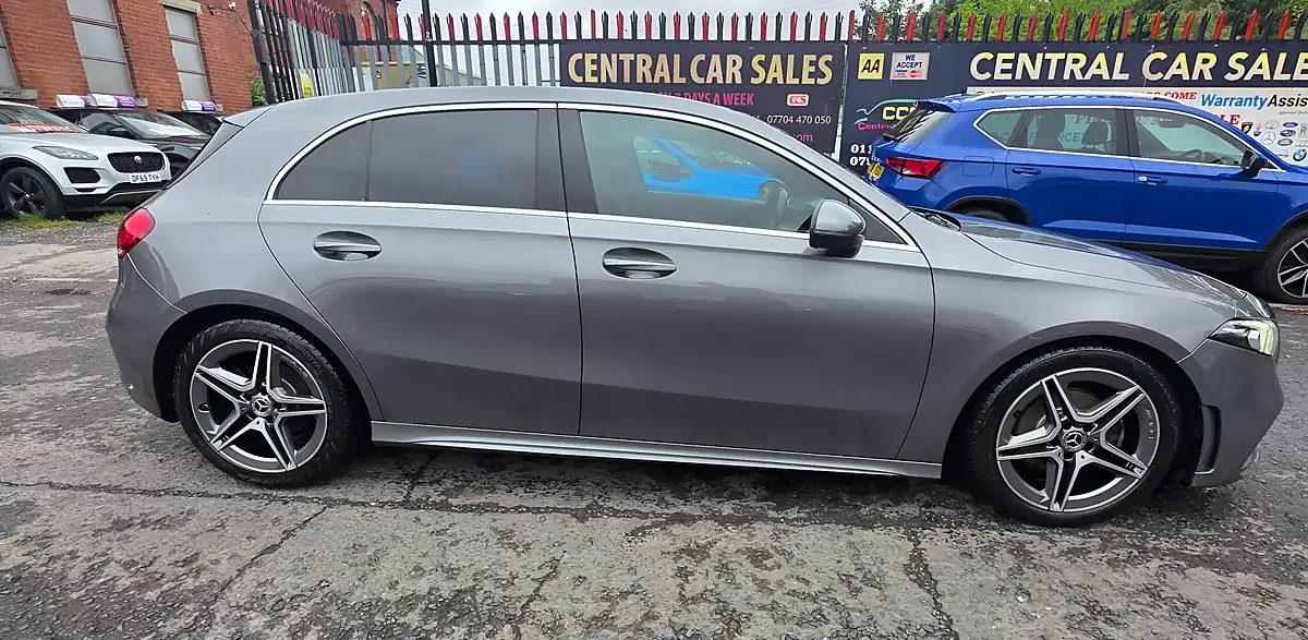 Used 2019 Mercedes a Class AMG Line Grey - Interior and Exterior details 9