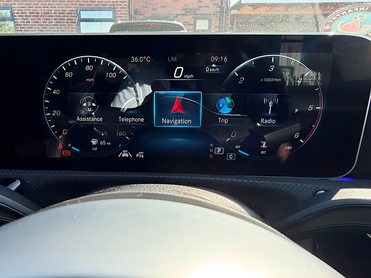 Used 2019 Mercedes a-Class AMG Line (premium) White - Interior and Exterior details 19