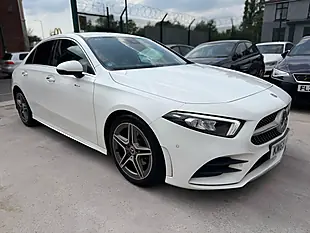 Used 2019 Mercedes a-Class AMG Line (premium) White - Interior and Exterior details 4