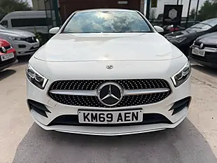 Used 2019 Mercedes a-Class AMG Line (premium) White - Interior and Exterior details 5
