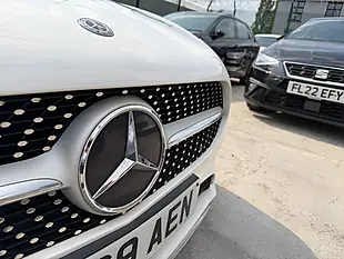 Used 2019 Mercedes a-Class AMG Line (premium) White - Interior and Exterior details 9