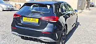 Used 2019 Mercedes a-Class AMG Line Solid Black - Interior and Exterior details 10