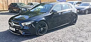 Used 2019 Mercedes a-Class AMG Line Solid Black - Interior and Exterior details 3
