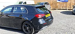 Used 2019 Mercedes a-Class AMG Line Solid Black - Interior and Exterior details 5