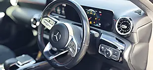 Used 2019 Mercedes a-Class AMG Line Solid Black - Interior and Exterior details 6