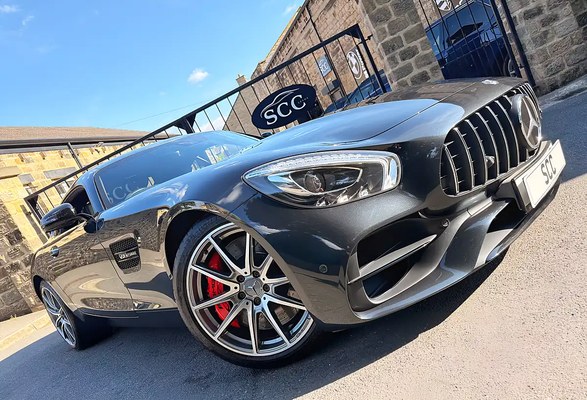 Used 2019 Mercedes AMG GT S (premium) Magnetite Black - Interior and Exterior details 3