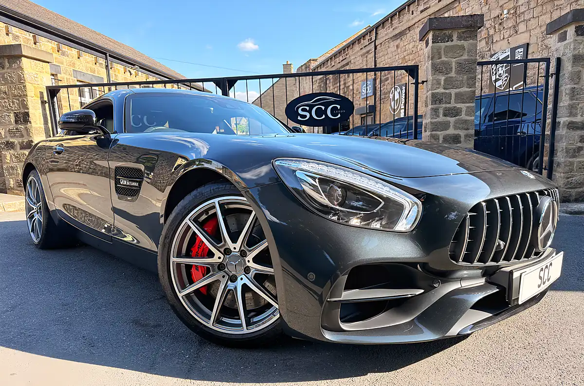 Used 2019 Mercedes AMG GT S (premium) Magnetite Black - Interior and Exterior details 4