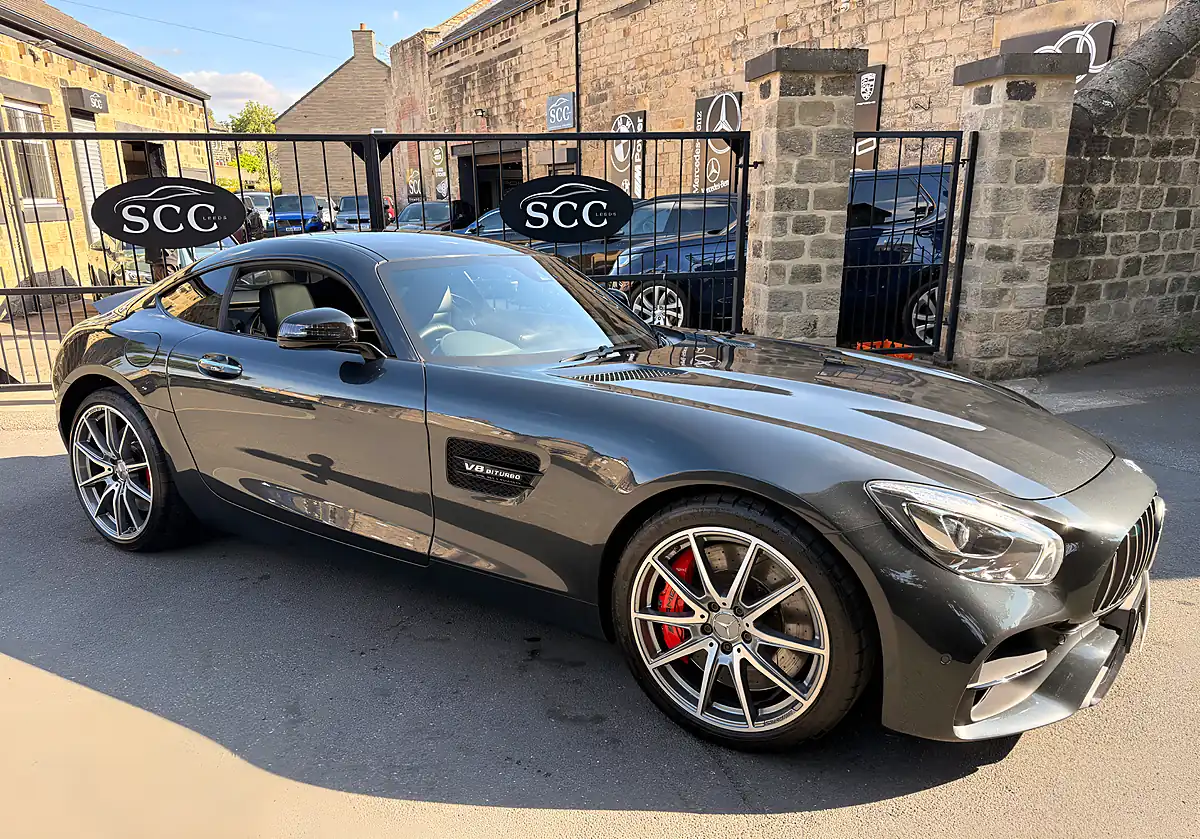 Used 2019 Mercedes AMG GT S (premium) Magnetite Black - Interior and Exterior details 6