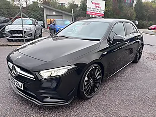 Used 2019 Mercedes-Benz a Class A35 AMG Black - Interior and Exterior details 11