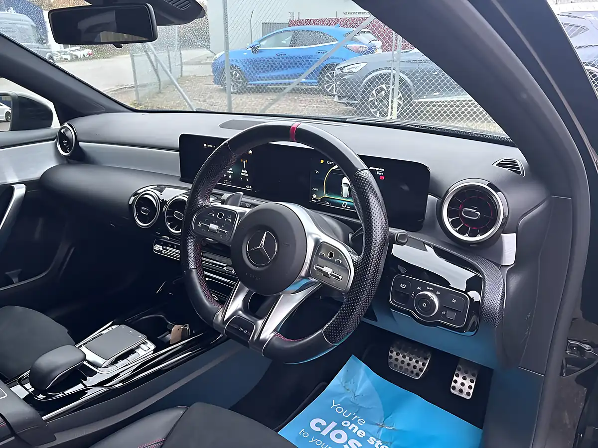 Used 2019 Mercedes-Benz a Class A35 AMG Black - Interior and Exterior details 2