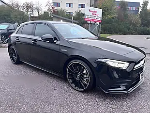 Used 2019 Mercedes-Benz a Class A35 AMG Black - Interior and Exterior details 6