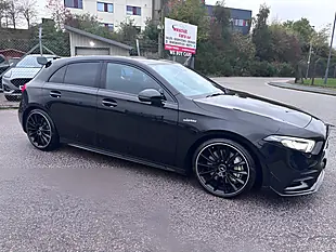 Used 2019 Mercedes-Benz a Class A35 AMG Black - Interior and Exterior details 7