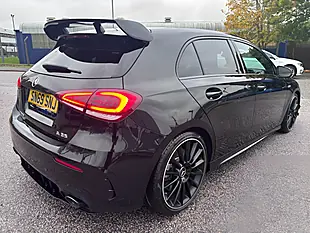Used 2019 Mercedes-Benz a Class A35 AMG Black - Interior and Exterior details 9