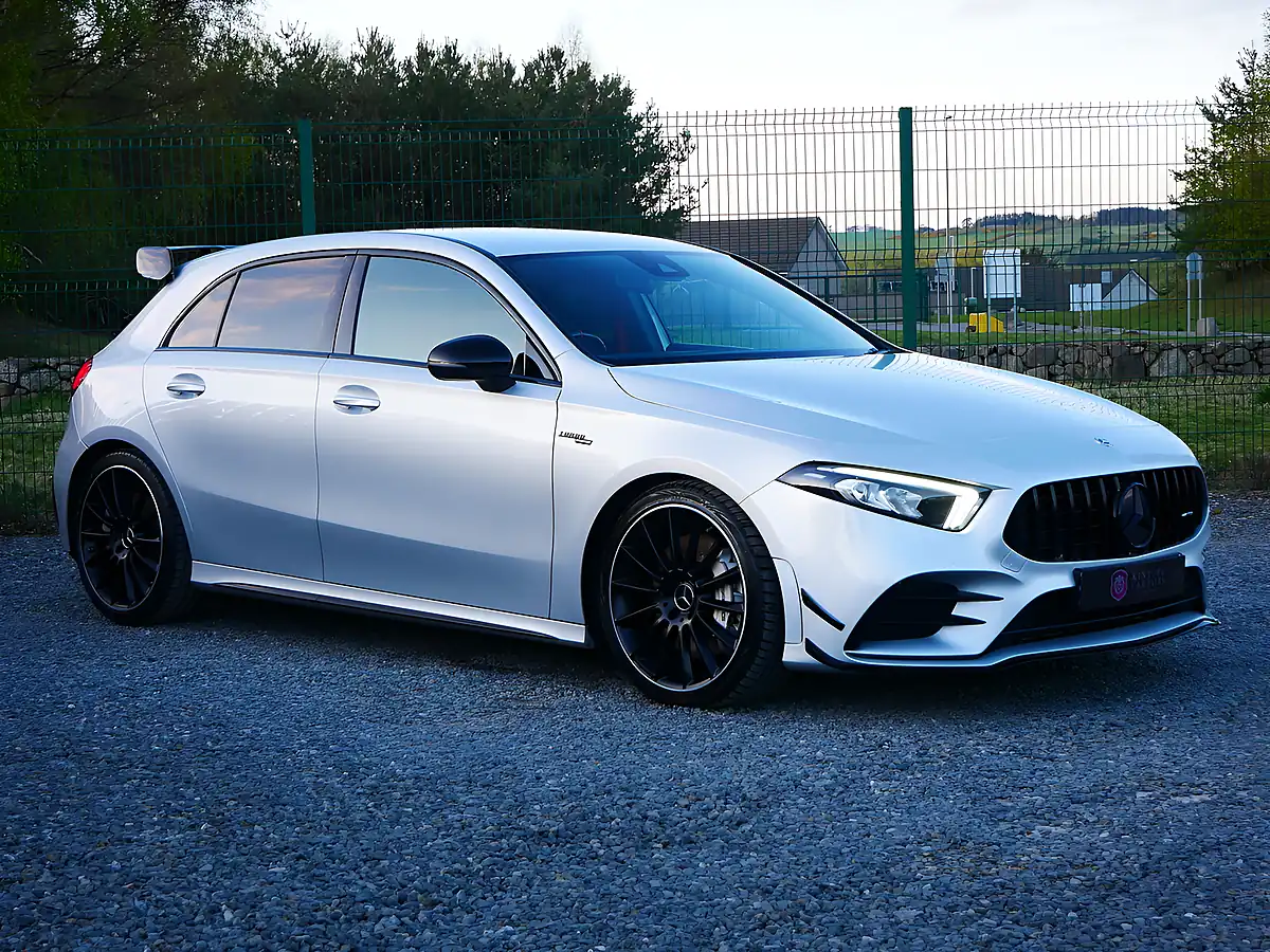 Used 2019 Mercedes-Benz a Class A35 AMG Iridium Silver - Interior and Exterior details 2