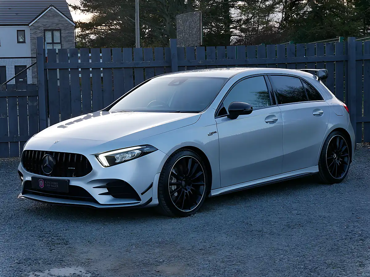 Used 2019 Mercedes-Benz a Class A35 AMG Iridium Silver - Interior and Exterior details 3
