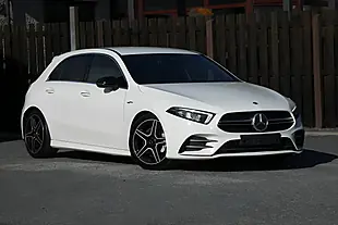 Used 2019 Mercedes-Benz a Class A35 AMG (premium) White - Interior and Exterior details 10