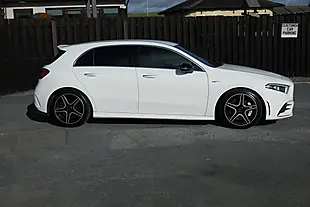 Used 2019 Mercedes-Benz a Class A35 AMG (premium) White - Interior and Exterior details 11