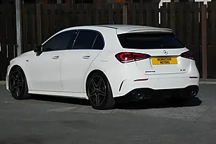 Used 2019 Mercedes-Benz a Class A35 AMG (premium) White - Interior and Exterior details 2