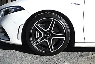Used 2019 Mercedes-Benz a Class A35 AMG (premium) White - Interior and Exterior details 4