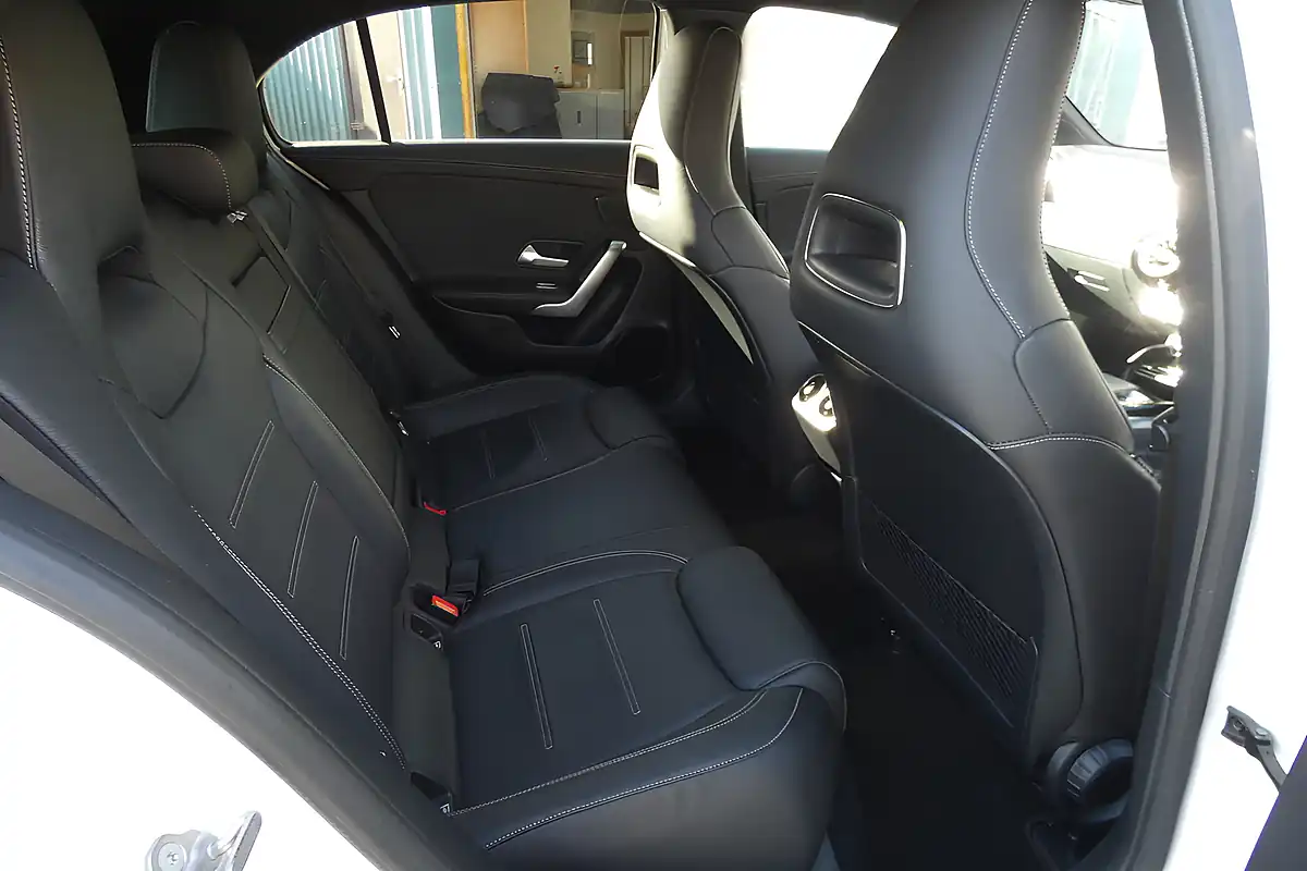 Used 2019 Mercedes-Benz a Class A35 AMG (premium) White - Interior and Exterior details 7