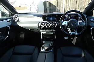Used 2019 Mercedes-Benz a Class A35 AMG (premium) White - Interior and Exterior details 8