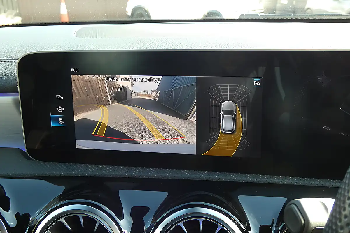 Used 2019 Mercedes-Benz a Class A35 AMG (premium) White - Interior and Exterior details 9